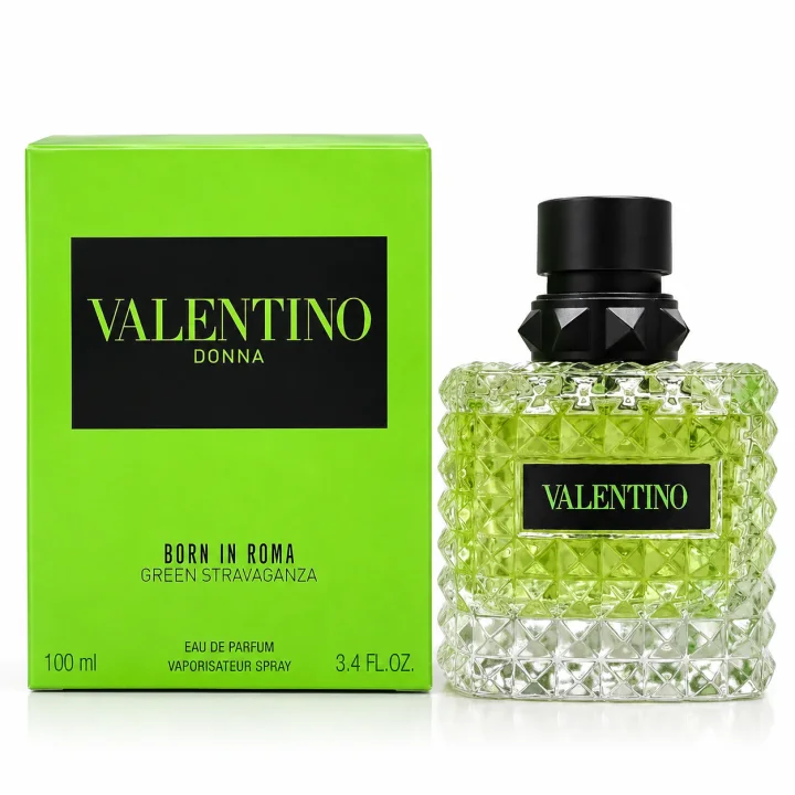 Valentino Donna Born in Roma Green Stravaganza